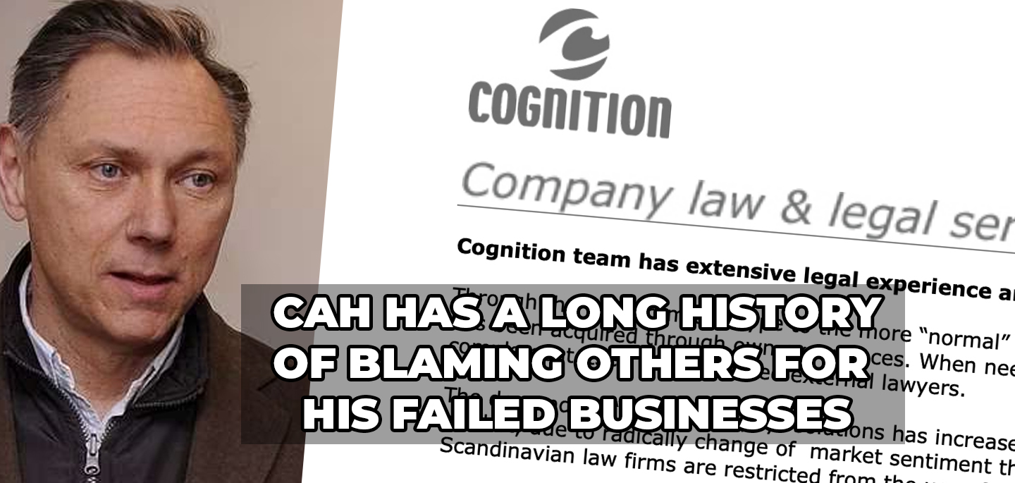 How Christen Ager Hanssen uses litigation to cover up his business failings